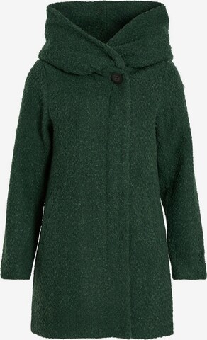 VILA Between-Seasons Coat in Green: front