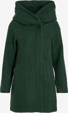 VILA Between-Seasons Coat in Green: front