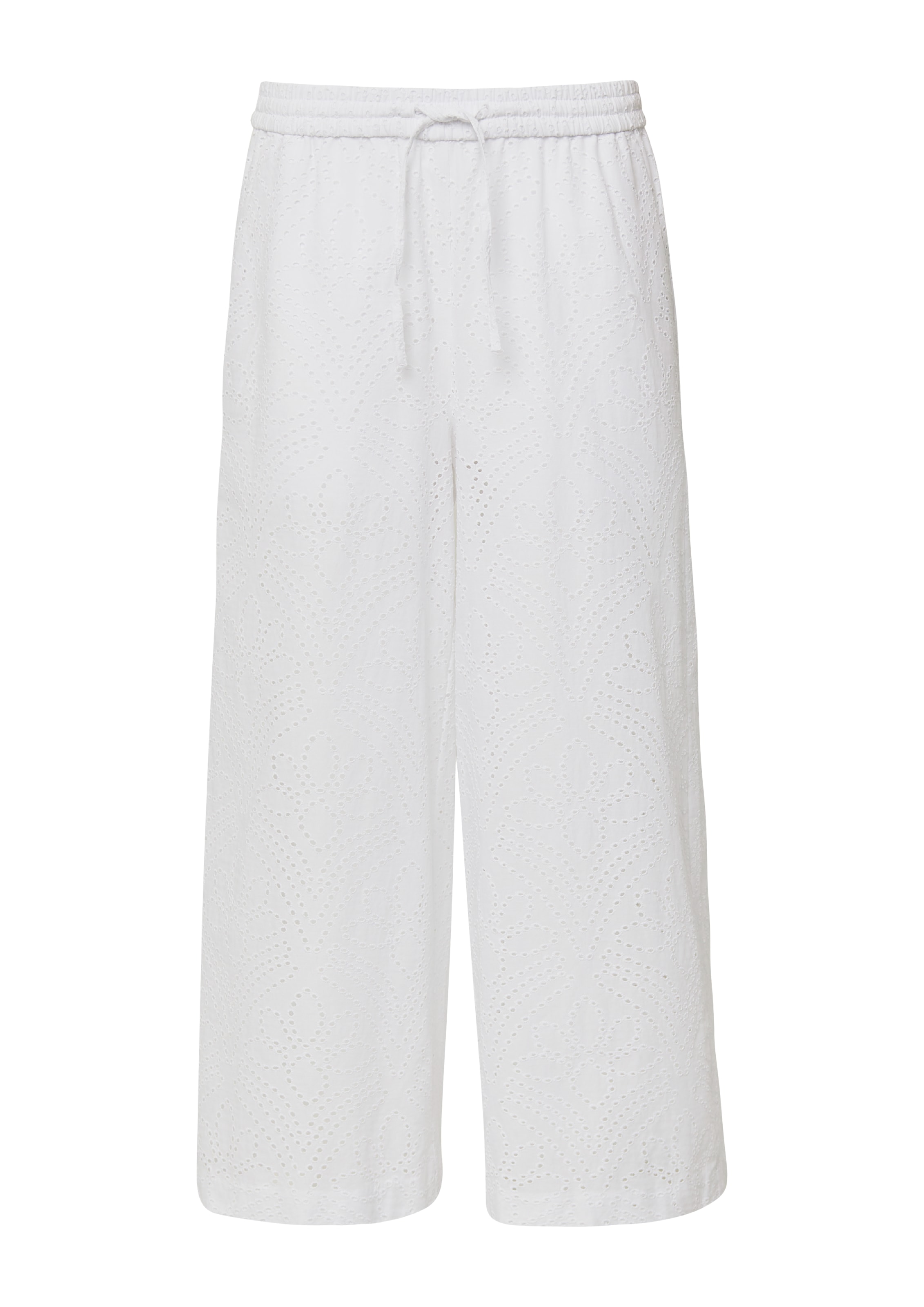 comma casual identity Loose fit Pants in White: front