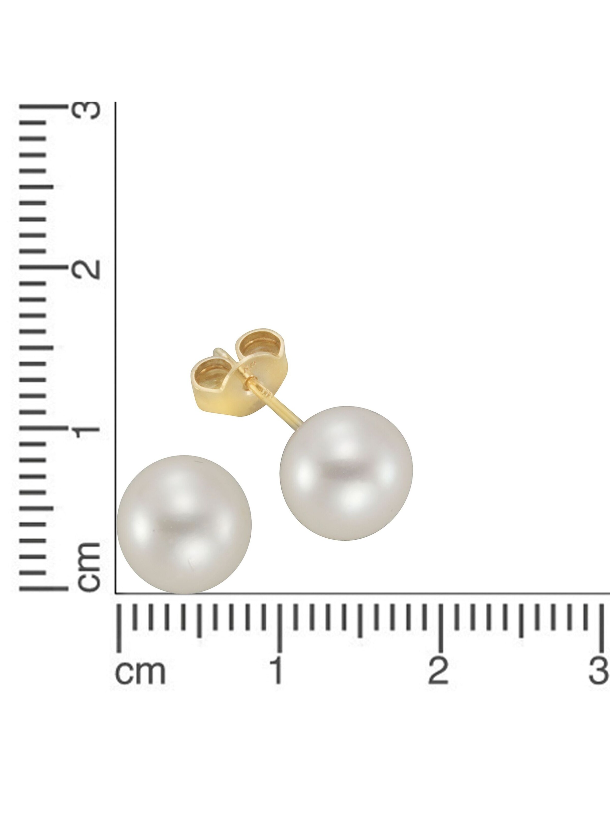 Fascination by Ellen K. Ohrstecker in gold / perlweiß, Produktansicht