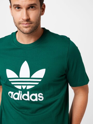 ADIDAS ORIGINALS Shirt 'Adicolor Classics Trefoil' in Green