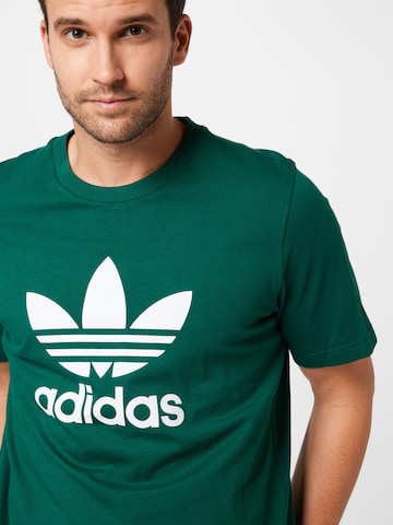 ADIDAS ORIGINALS - Camisa 'Adicolor Classics Trefoil' em verde