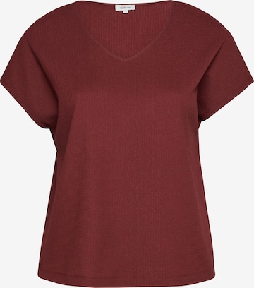 T-shirt s.Oliver en rouge : devant