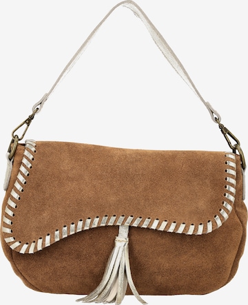 IZIA Skuldertaske i beige: forside