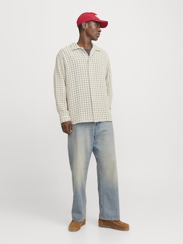 JACK & JONES Regular fit Button Up Shirt in White
