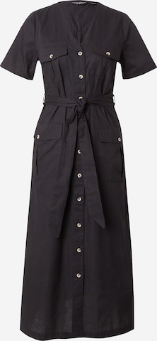 Robe-chemise Dorothy Perkins en noir : devant