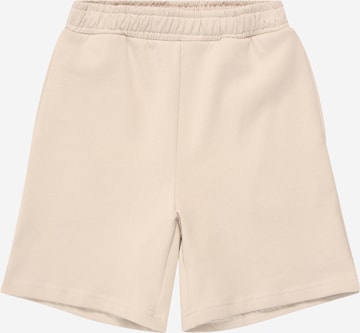LMTD Regular Broek 'NLNNizu' in Beige: voorkant