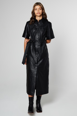 Aligne Shirt Dress 'Gitty' in Black