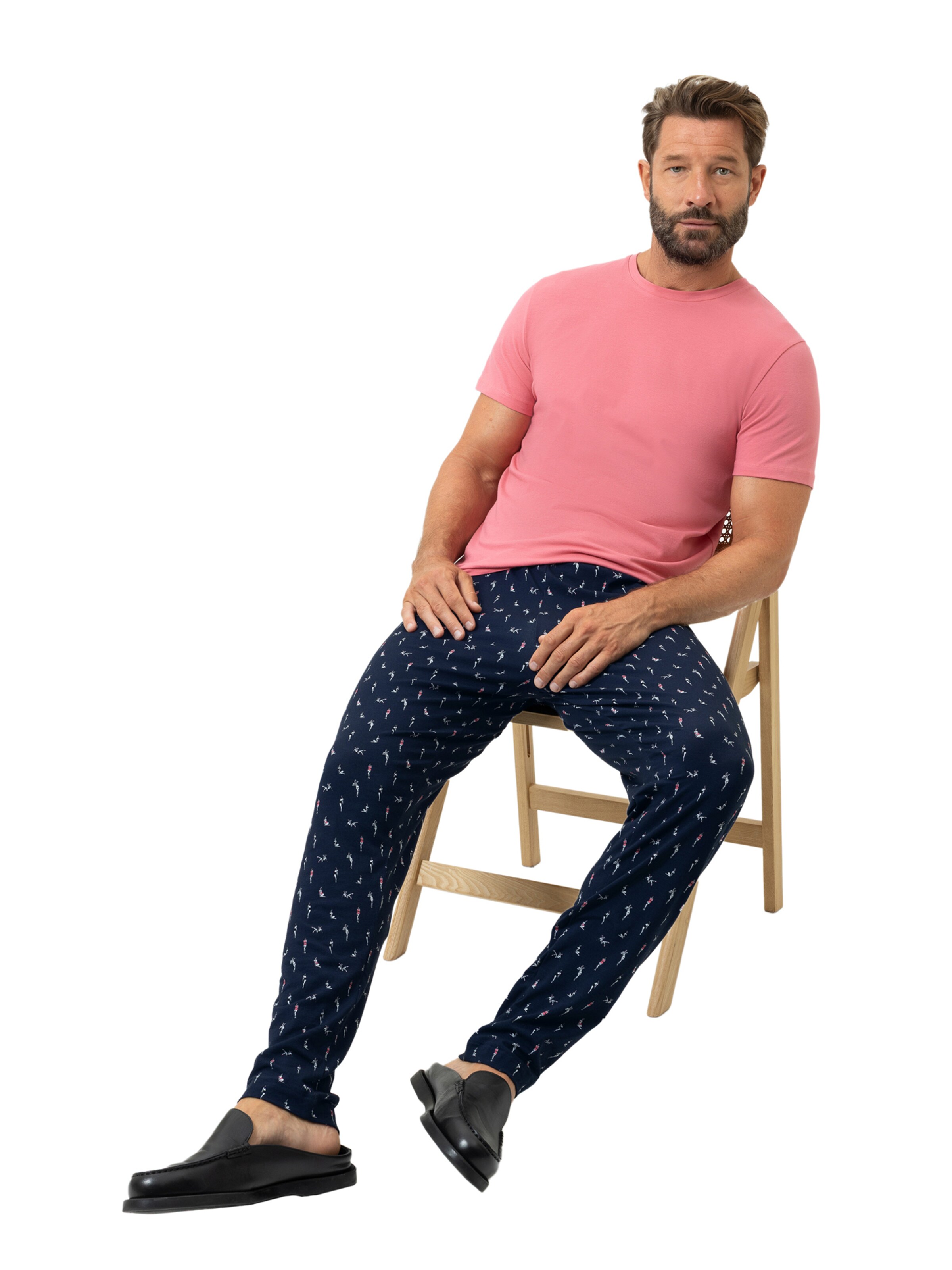 Mey Pajama pants 'Pin Up Doll' in Blue