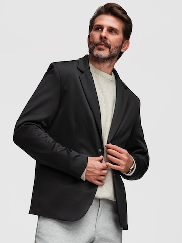 Ombre Regular fit Colbert 'M168' in Zwart
