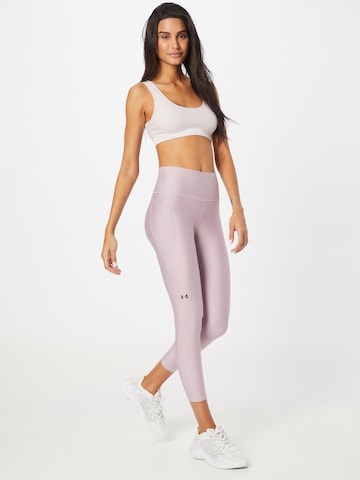 UNDER ARMOUR - Skinny Calças de desporto em roxo