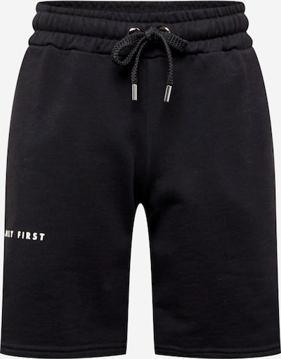 Pantaloni Family First pe negru / alb, Vizualizare produs