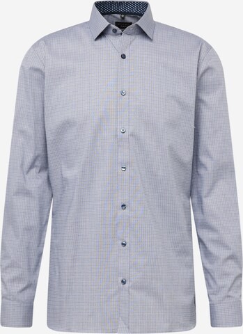 OLYMP Slim fit Business Shirt in Grey: front