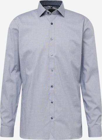 OLYMP Slim Fit Forretningsskjorte i grå: forside