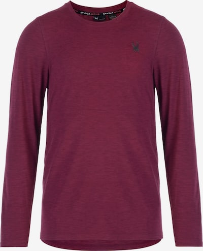 Sportiniai marškinėliai iš Spyder, spalva – vyšninė spalva, Prekių apžvalga