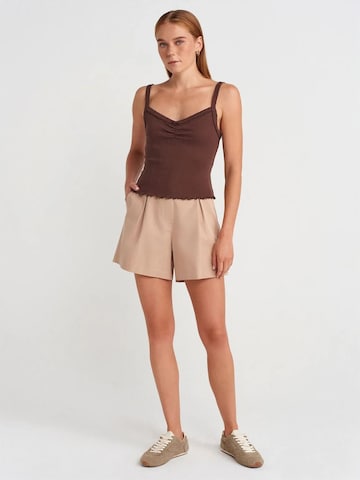 Dilvin Blouse in Brown