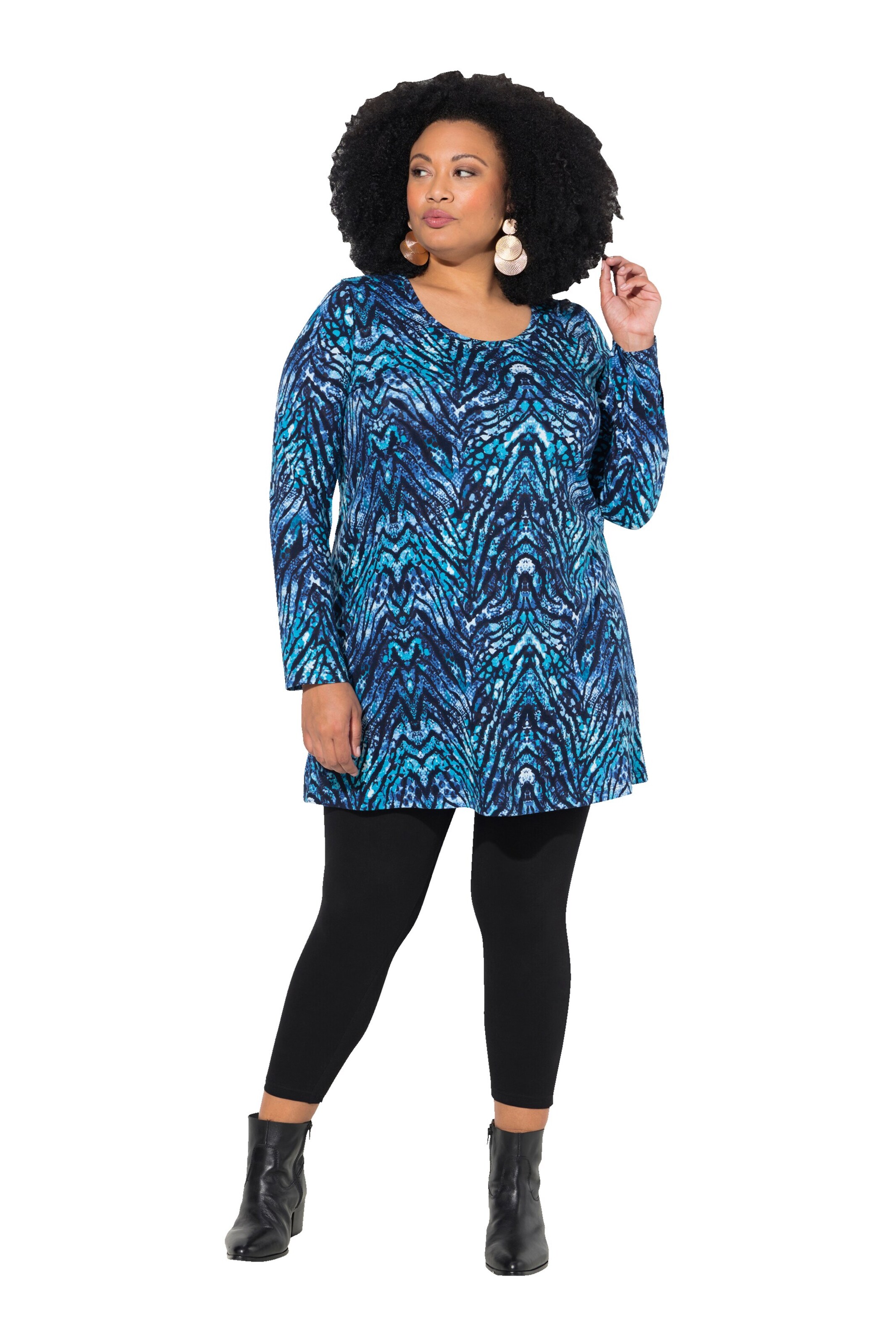 Ulla Popken Shirt in Blauw