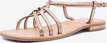 Les Tropéziennes Sandale 'Hudon' in Pink: Vorderseite