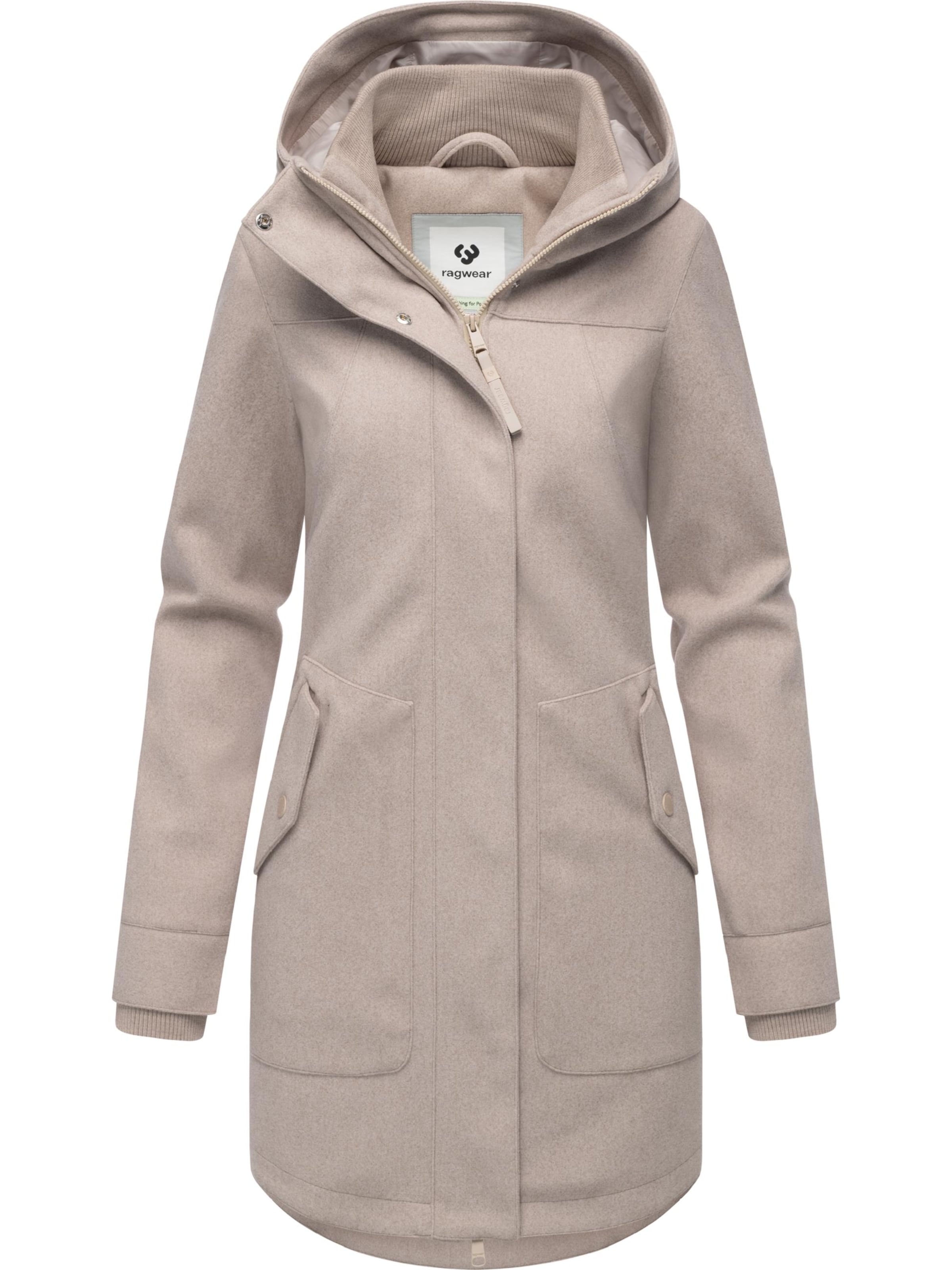 Ragwear Between-seasons coat 'Janesha' in Beige