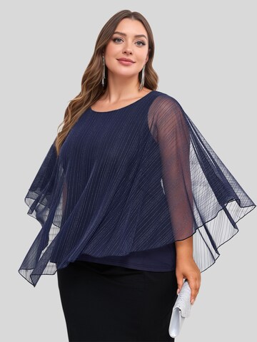 LapaPlus Blouse in Blauw