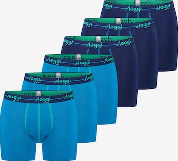 SLOGGI Boxershorts 'Start' in Blauw: voorkant