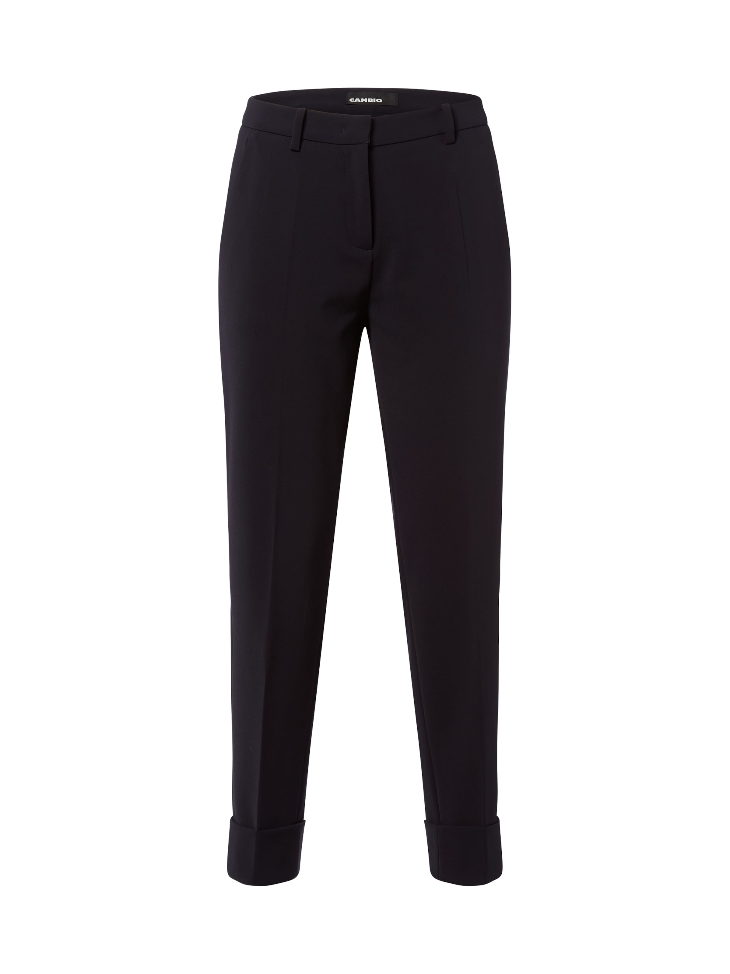 Pantalon à plis 'Krystal' Cambio en noir : devant