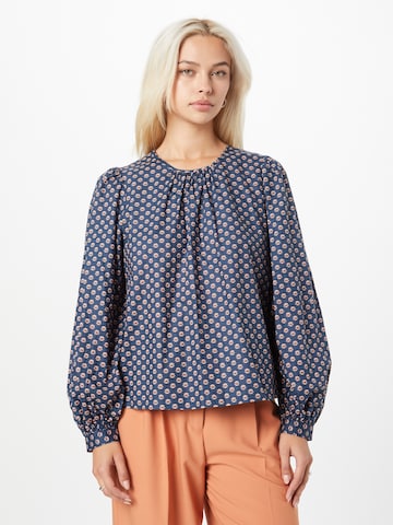 Louche - Blusa 'JAIPUR' em azul: frente