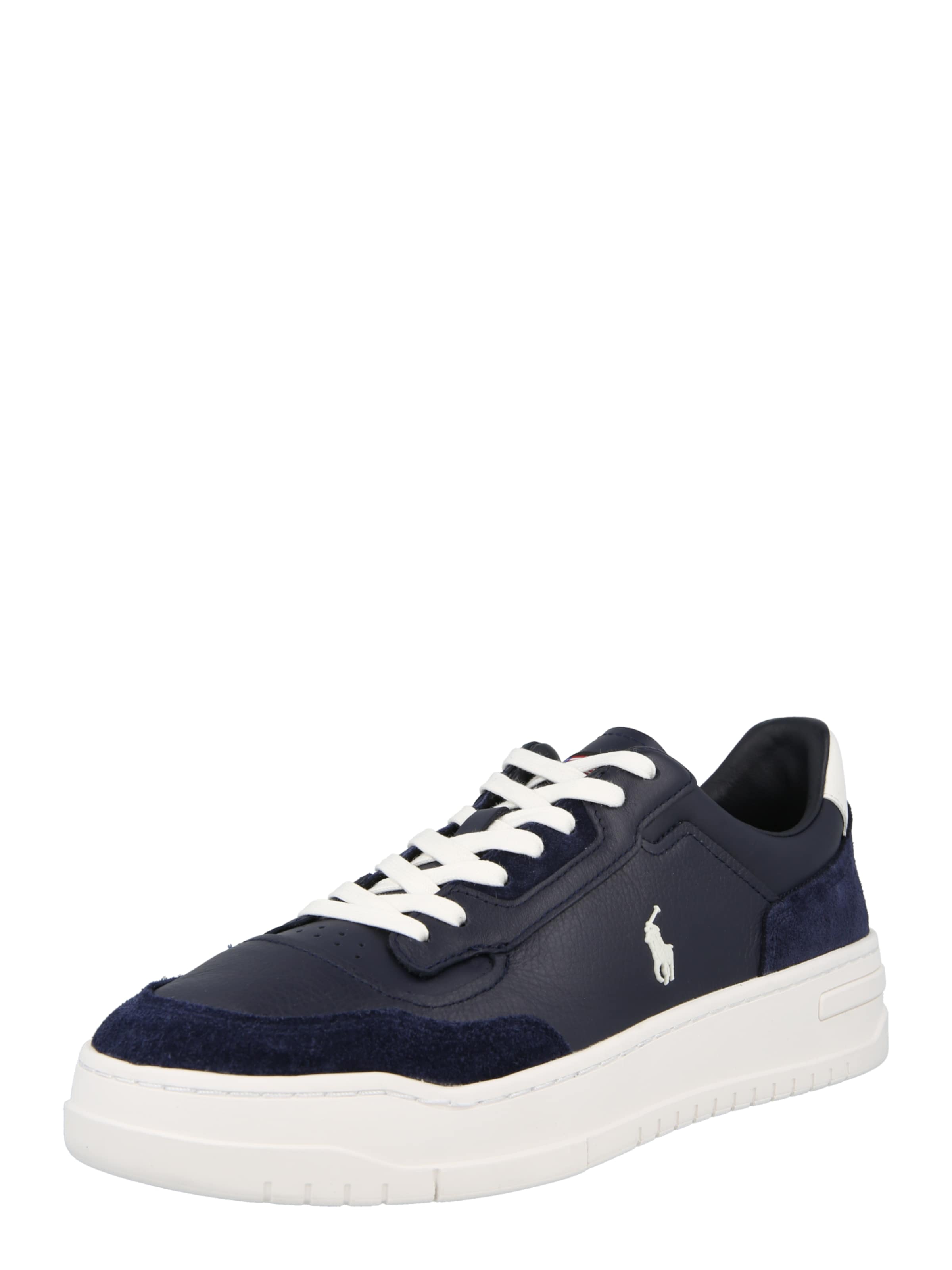 Polo Ralph Lauren Низкие кроссовки 'KENMARE' в Темно-синий / Белый, Обзор товара