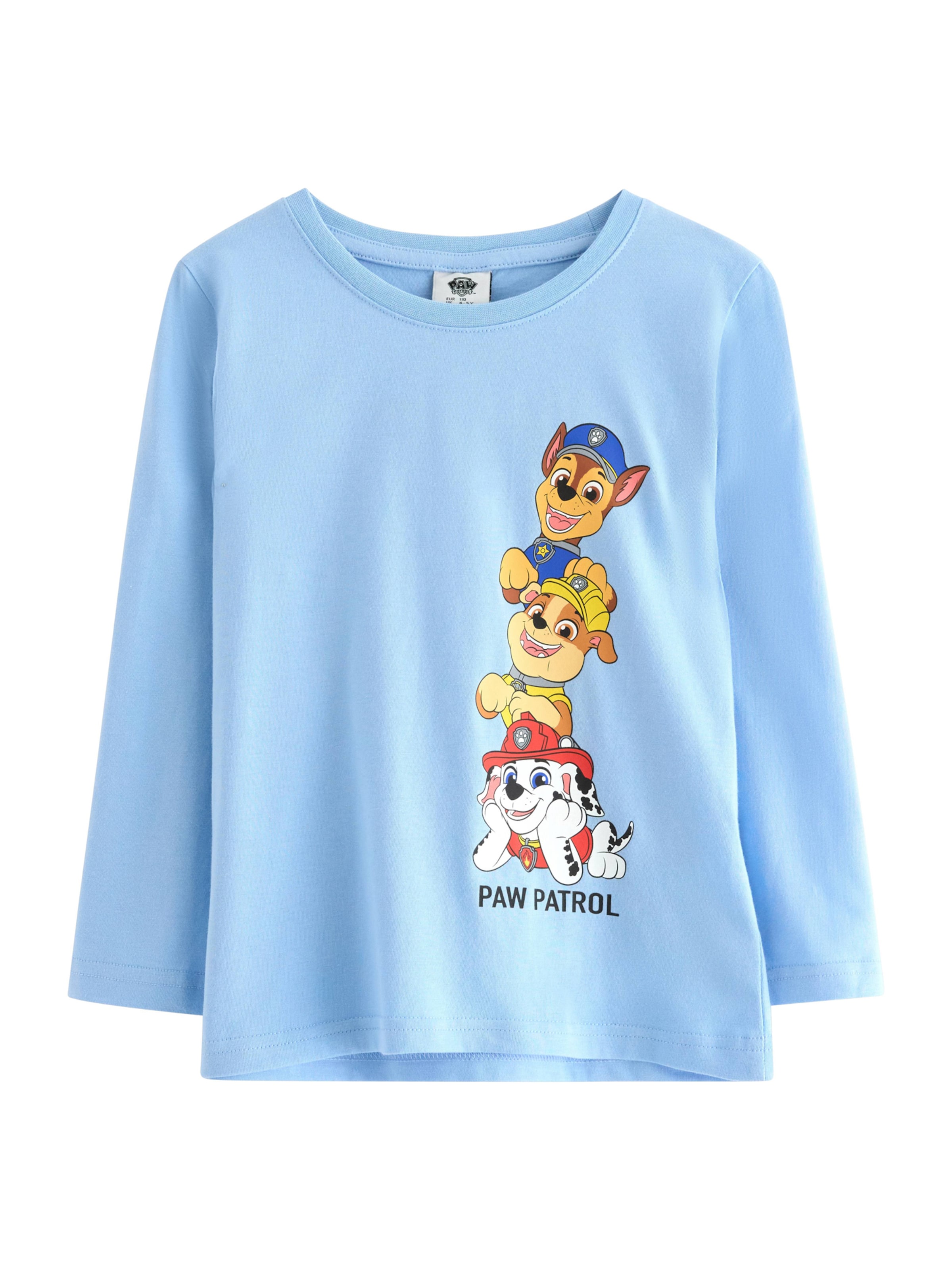 Lindex Футболка 'Paw Patrol' в Синий: спереди