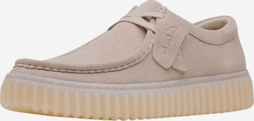 Chaussure à lacets CLARKS en gris : devant