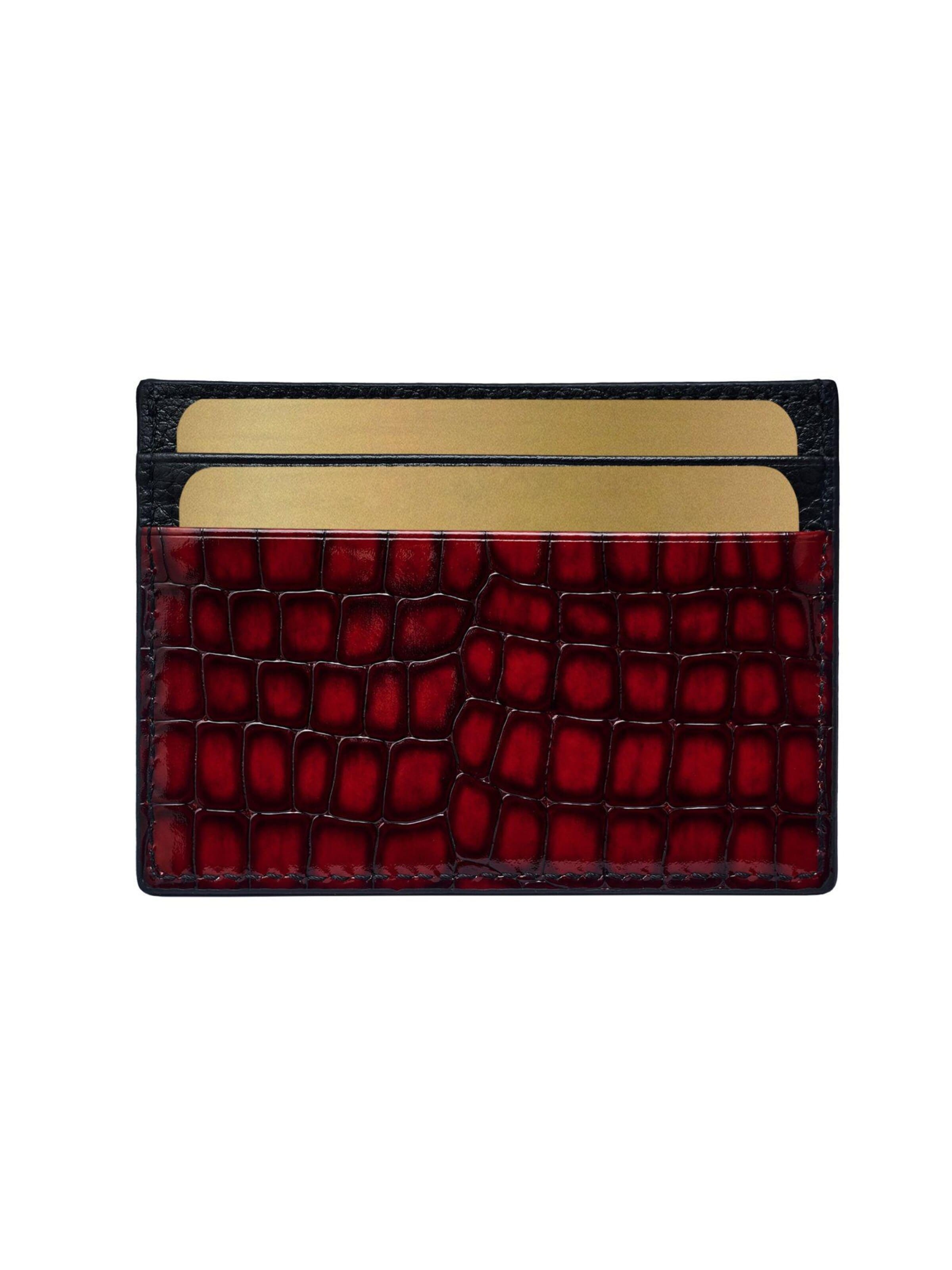 GT Collection Etui 'CROC ELITE'‌‌‌‌‌‌‌ in Rot