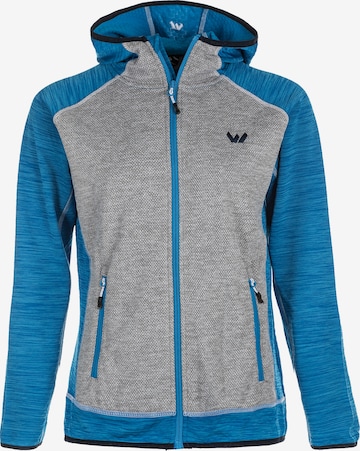 Whistler Athletic Fleece Jacket 'Makenzie' in Blue: front