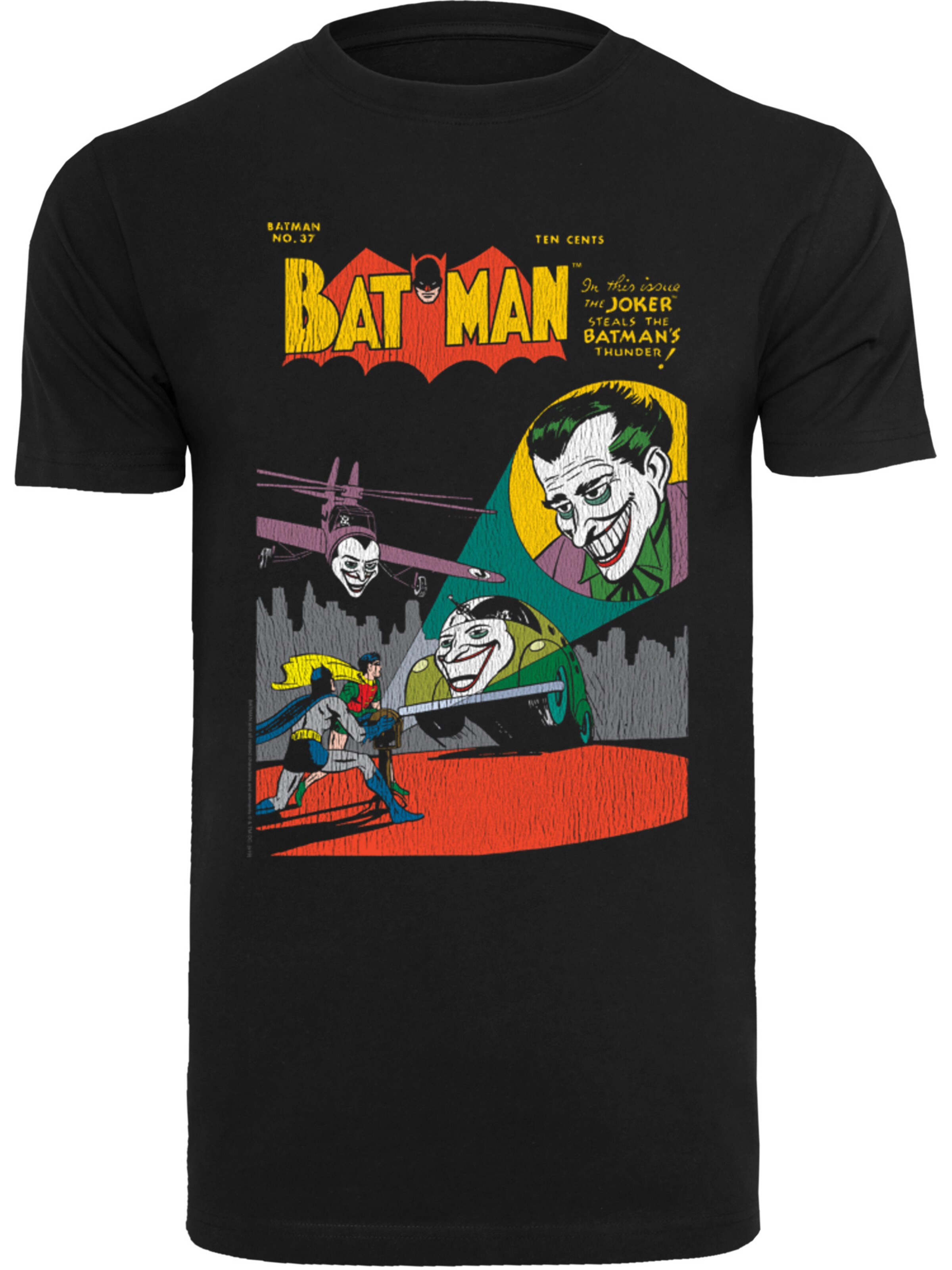 Maglietta 'DC Comis Batman No. 37 Cover' di F4NT4STIC in nero: frontale