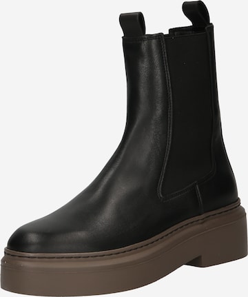 Garment Project Chelsea Boots 'June' in Black: front