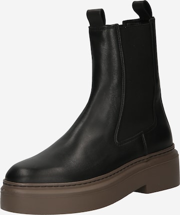 Garment Project Chelsea boots 'June' in Zwart: voorkant