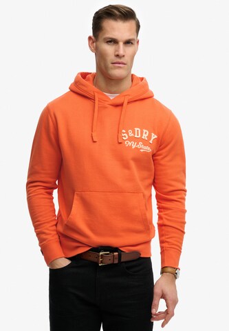 Superdry & Co Sweatshirt in Orange: front