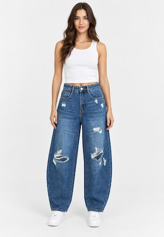 Elara Vat Jeans in Blauw