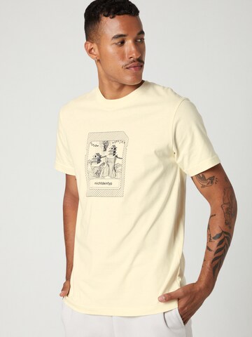 ABOUT YOU Limited T-Shirt 'Vince' nichtdeintyp by Marvin Game in Beige