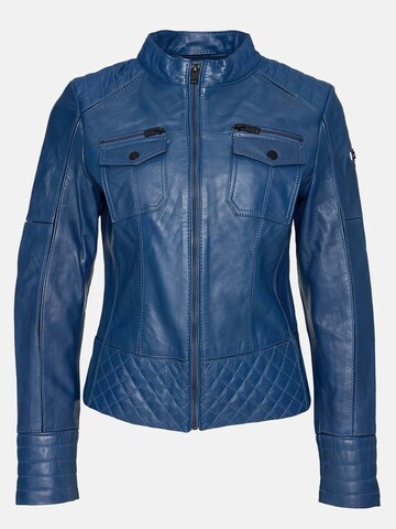 Tazzio Between-Season Jacket 'F524' in Blue: front