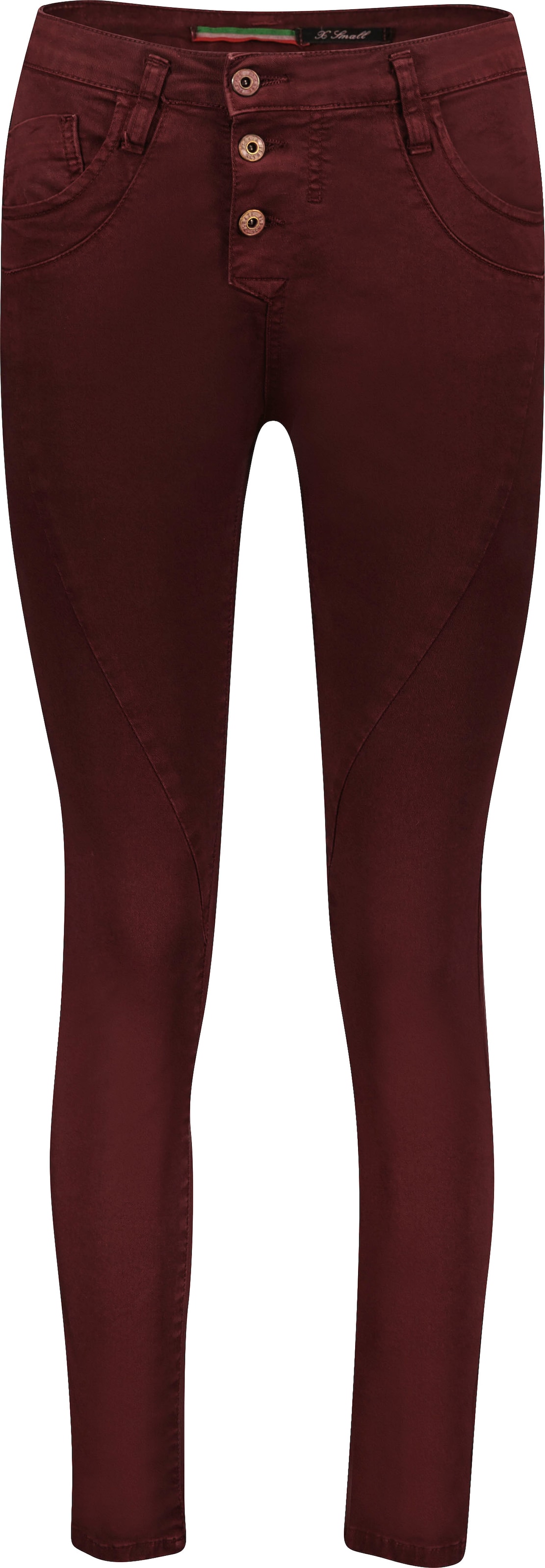 PLEASE Slimfit Jeans in Rot: Vorderseite