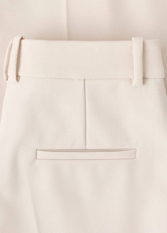 MANGO Flared Hose 'Tropi' in Beige