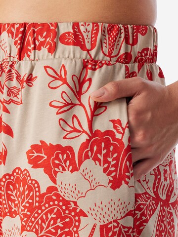 SCHIESSER Pajama Pants ' Mix & Relax ' in Beige
