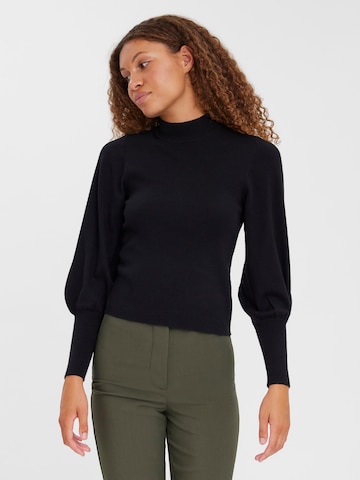 VERO MODA Sweater 'Holly Karis' in Black: front