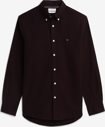 TOMMY HILFIGER Hemd 'Flex' in Braun: Vorderseite