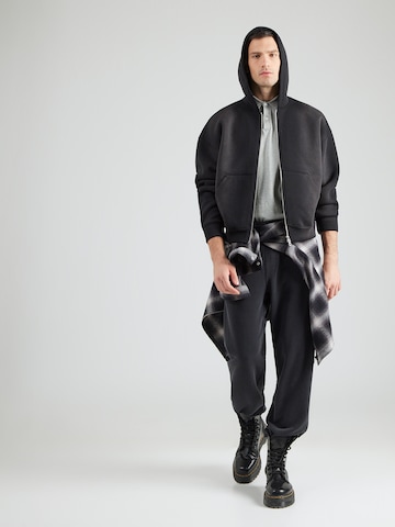 WEEKDAY Bluza rozpinana 'Simon' w kolorze czarny