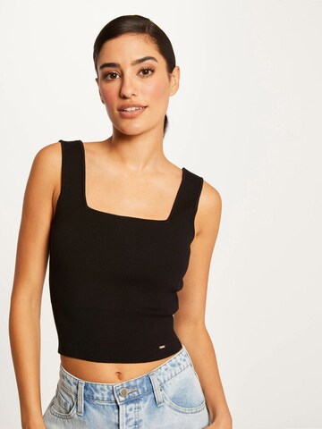 Tops en tricot Morgan en noir : devant