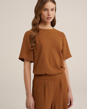 WE Fashion - Blusa en marrón