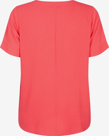 Zizzi Bluse 'Vanni' in Rot