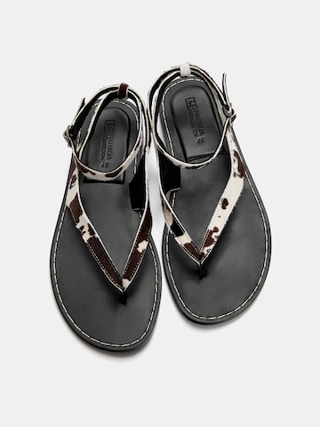 Pull&Bear Žabky - Čierna