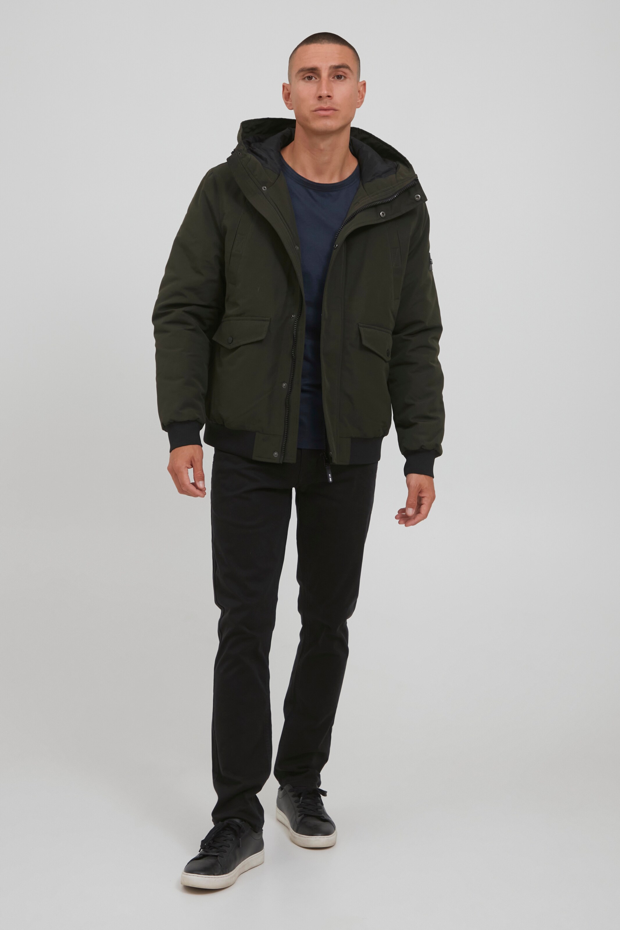 Männer Große Größen INDICODE JEANS Winterjacke in Grün - GM19481 Männer Große Größen INDICODE JEANS Winterjacke in Grün - GM19481